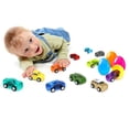 thumbnail image 4 of 20 huevos de Pascua rellenos con coches de juguete Huevos de Pascua de colores brillantes precargados con varios vehículos de tracción trasera, 4 of 7