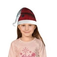 thumbnail image 5 of Fuzoiu Stylish Polar Bear Sunglasses Print Santa Hat Christmas Hat for kids,Santa Hats with Pompom, Unisex Xmas Holiday Hat for Christmas New Year Festive Party Supplies, 5 of 6