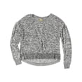 thumbnail image 1 of Suéter de pijama Heather Hi-Lo Aeropostale para mujer gris grande, 1 of 2