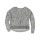 thumbnail image 1 of Aeropostale Suéter de pijama Heather Hi-Lo para mujer, gris, mediano, 1 of 2