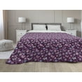 thumbnail image 1 of Butterfly Down Alternative Comforter, Surreal Animal Silhouettes with Floral Elements Faded Colors Romantic Design, Microfiber Quilt for All Season, 5 Sizes, Multicolor, by Ambesonne, 1 of 3