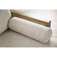 thumbnail image 3 of Furniture of America Kanan Solid Wood Accent Chair in Light Oak, 3 of 3
