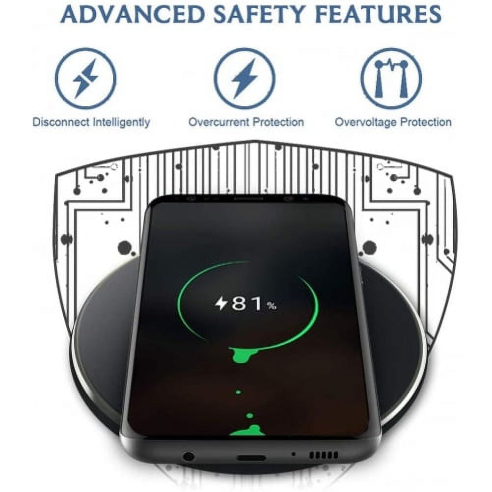 15W Wireless Charger for iPhone 15/Pro/Max/Plus - Fast Charging Pad Slim Quick Charge for iPhone 15/Pro/Max/Plus