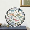 thumbnail image 7 of Coolnut Cartoon Dinosaur Wall Clock Silent Non-Ticking Round 10 Inch Quartz Battery Operated Wall Clock for Kitchen,Bedroom,School,Living Room Home Decor, 7 of 7