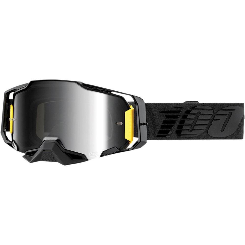 100% Armega RACR Goggles W/ HiPer Silver Mirror Lens