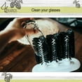 thumbnail image 2 of Glass Cleaning Brush – 3 Brush Glass Washer – 3pc Glass Rinser Triple Cup Washer, 2 of 7