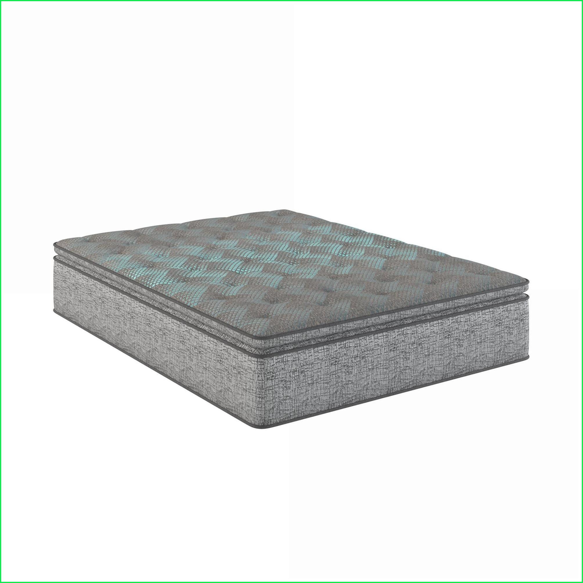 Mattresses | Restonic 14'' Euro Top Hybrid Mattress | Plush Comfort | California King | Foam | Slate Gray + Sky Blue