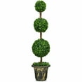 thumbnail image 4 of Gymax 4 Ft Artificial Triple Ball Topiary Tree Greenery Plant Home Office Decor, 4 of 8