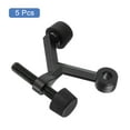 thumbnail image 3 of Door Stoppers, 5Pcs 2-1/6" x 1-7/9" - Zinc Alloy Adjustable Hinge Pin Door Stop with Rubber Bumper Tips (Black), 3 of 6