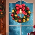 thumbnail image 6 of Guirnalda navideña,Guirnalda navideña artificial Guirnalda navideña,Guirnalda de Navidad exterior Guirnalda de puerta delantera Pared,Corona para adornos de puerta de Estilo A, 6 of 8
