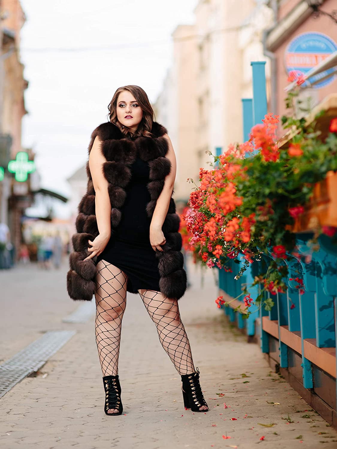 6 Pairs Plus Size Fishnets Tights Sexy 
