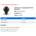 thumbnail image 2 of Ignition Coil - Compatible with 1985 Audi 4000, 2 of 2