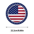 thumbnail image 3 of Lilixerw 4th of July USA Flag Tableware Set,Patriotic American Flag Disposable Plates,Cups,Napkins,Forks,Spoons,Knives for Memorial Day,Independence Day Party Supplies, 3 of 7