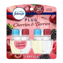 Febreze Plug In Air Freshener Scented Oil Refill Cherry Berry, 2 Count