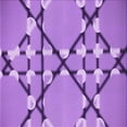 thumbnail image 1 of Ahgly Company Machine Washable Indoor Square Transitional Violet Purple Area Rugs, 4' Square, 1 of 7