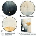 thumbnail image 5 of Designart "Grunge Collage In Astrological Minimalism" Astrology Picture Framed Wall Decor, 5 of 5