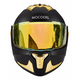 thumbnail image 1 of Casco Sleek De Moto Abatible En Oro Mate Con Luz Negro AMARILLO TALLA L, 1 of 4