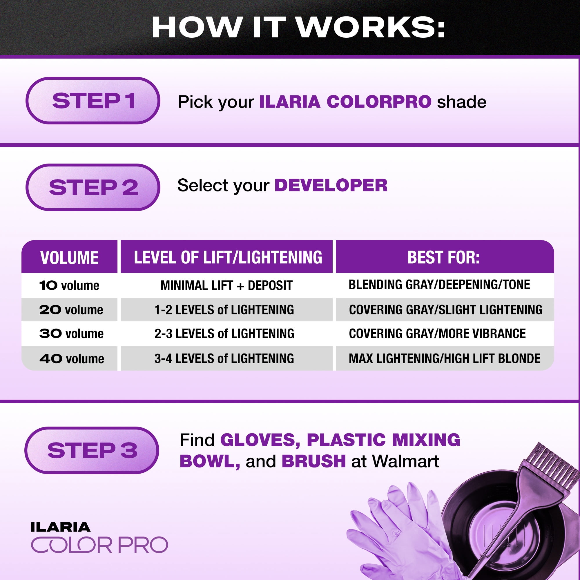 Ilaria COLORPRO Permanent Hair Color 3N-Dark Natural Brown 2 oz