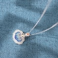 thumbnail image 4 of Jade Pendant Vintage Auspicious Clouds Ladies Bone Chain Pendant, 4 of 5