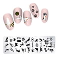 thumbnail image 1 of Heliisoer Noël Flocon de Neige Nail Art Impression Acier Nail Art Impression Modèle, 1 of 3