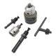 thumbnail image 2 of Kit de conversión de portabrocas de 1/2" con adaptador para llave de impacto de 1/2" y vástago de 1/2" para llave. con llave Chuck, 2 of 9