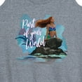 thumbnail image 3 of Disney - Part Of Your World - Ladies Racerback Tank, 3 of 5