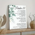 thumbnail image 5 of Bible Verse Psalm 23 Christian Gifts Poster Wrapped Wooden Frame Wall Decor,Canvas Wall Art for Living Room,Bedroom,Office,Ready to Hang, 5 of 6