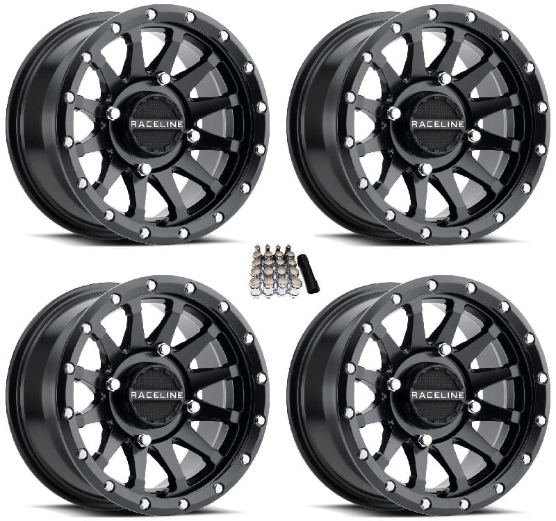 Raceline Trophy UTV Wheels/Rims Black 15" Polaris RZR 1000 XP / Ranger