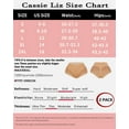 thumbnail image 3 of 2 Pack Tummy Control Panties for Women Sexy Mesh Underwear Seamless Briefs Belly Shapewear, 3 of 5