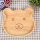 thumbnail image 1 of Breakfast Plate, Easy Cleaning Easy to Storage Wooden Plate, 2pcs Snacks Holding Candy, Cookie Children's Dinner Plate Home Decor ANGGREK EG3113, 1 of 8