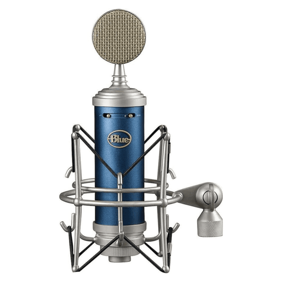 Logitech Blue Bluebird SL XLR Cardioid Condenser Microphone for Pro Recording, Streaming, Podcasting, Gaming, with Shockmount - Blue