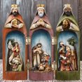 thumbnail image 4 of Virgin Of The Church Nativity Set Christmas Nativity Collection Resin Crafts Resin Craft Religious Decoration Nativity Scene Abstract Art Sculpture, 4 of 5