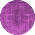 thumbnail image 1 of Ahgly Company Indoor Round Oriental Pink Industrial Area Rugs, 5' Round, 1 of 4