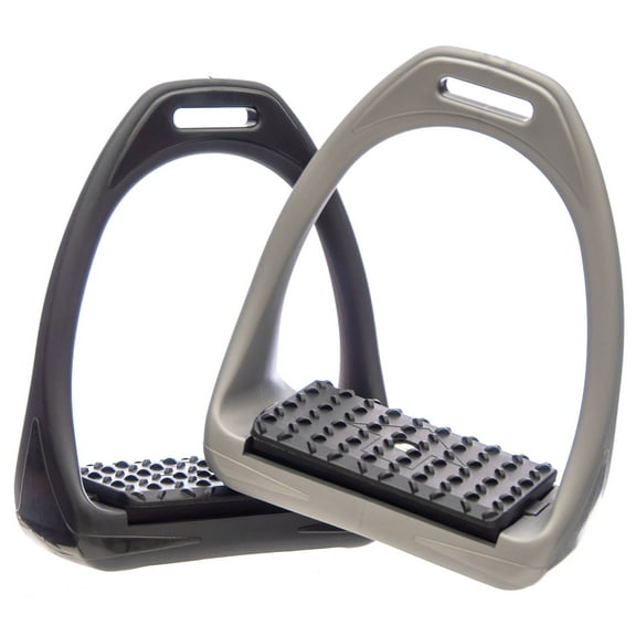 Compositi Reflex 3D Wide Track Stirrups, Black (465137BLK-475), 4.75