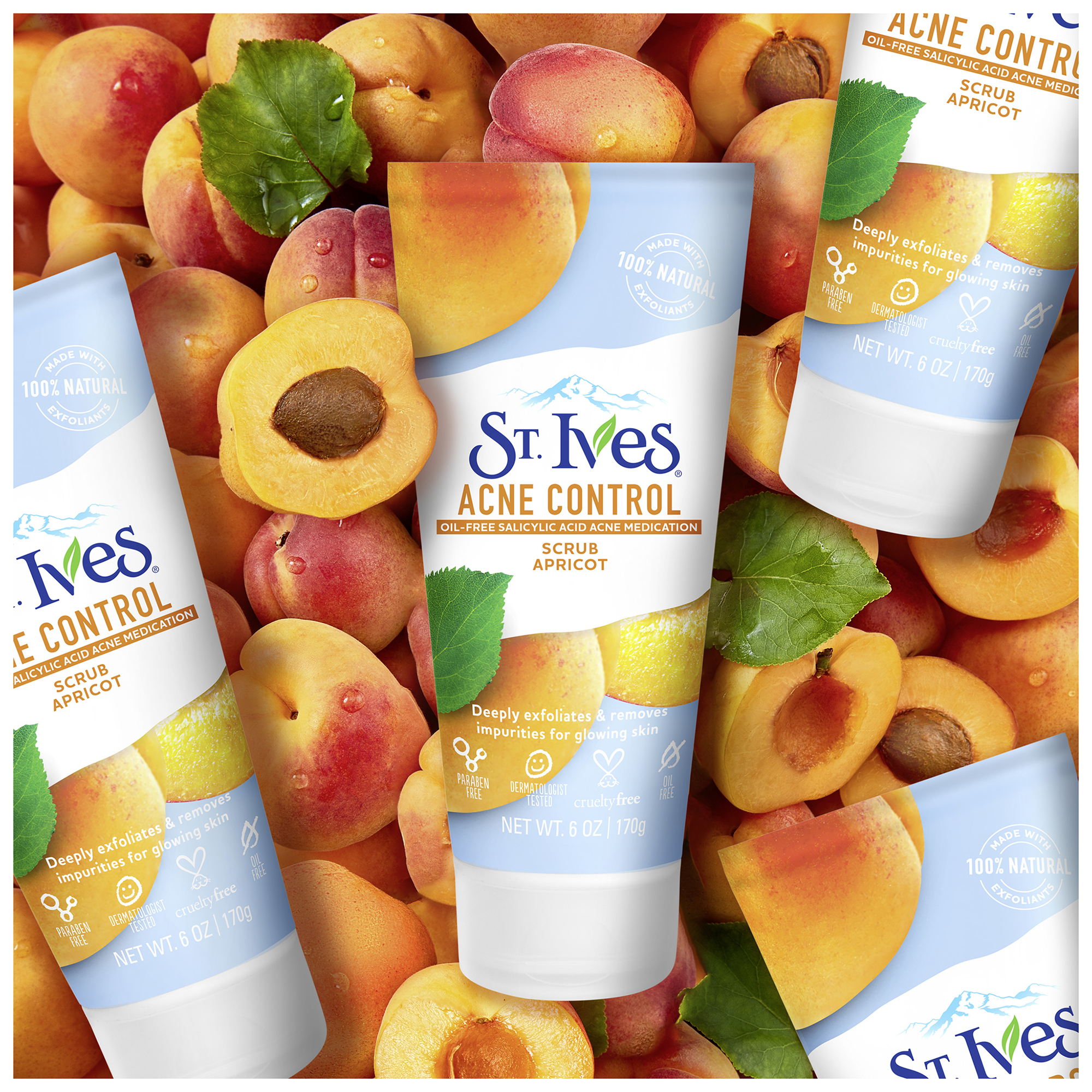 St. Ives Acne Control Apricot Face Scrub, 6 oz - image 7 of 13
