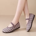 thumbnail image 6 of Women's Mesh Ballet Flats Comfortable Dressy Trendy Round Closed Toe Mary Jane Flat Shoes Women's Polka Dots Flats Casual Work Shoes, 6 of 9