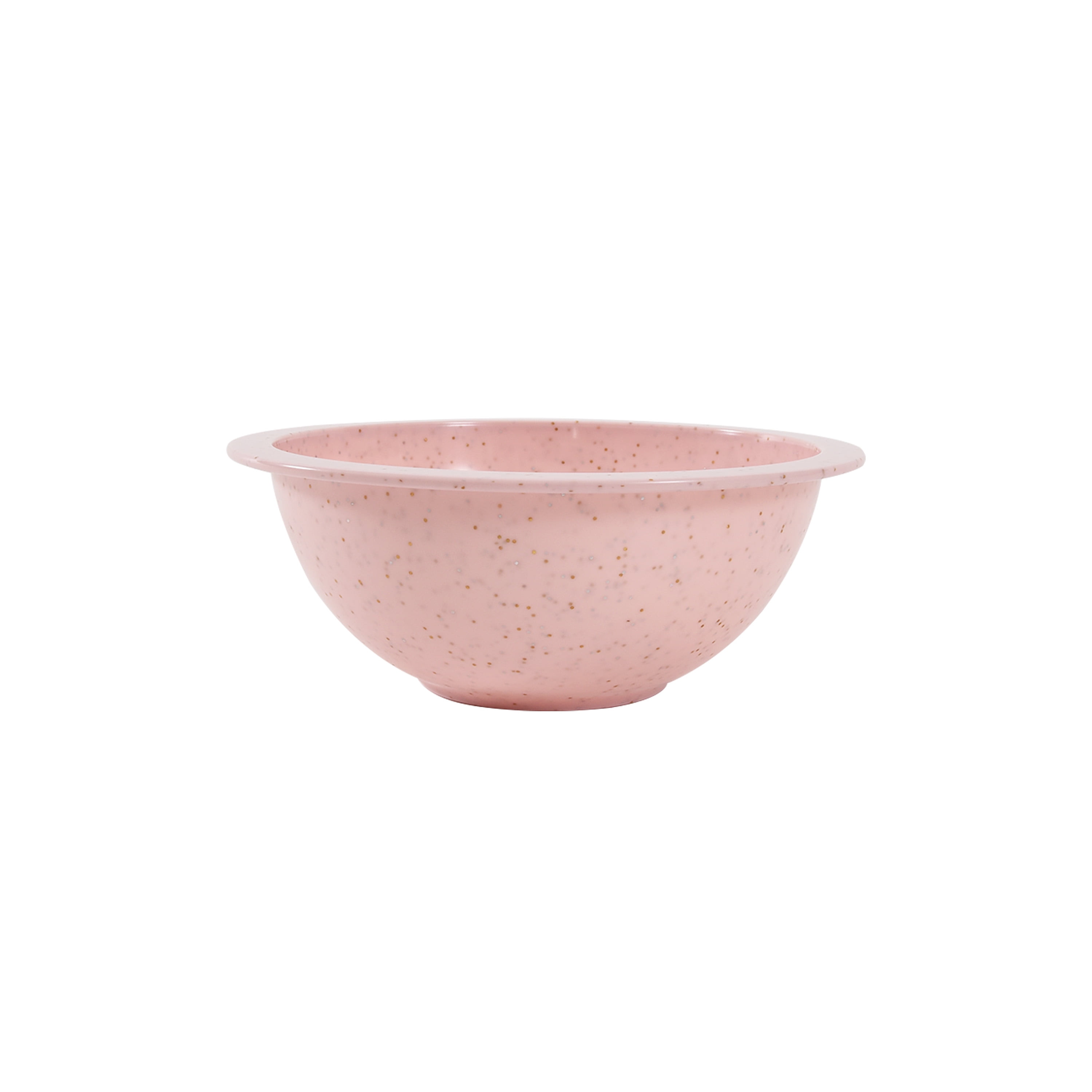 Mainstays Speckled Mixing Bowls Set, 3 Pack, White, Black and Pink with  Gold Silver Glitter 