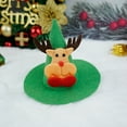 thumbnail image 3 of Visland Pet Headgear Pet Christmas Hat Adjustable Dress Up Fabric Xmas Tree Elk Style Dog Cat Cosplay Xmas Hat Pet Supplies, 3 of 4
