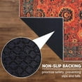 thumbnail image 3 of Keen Home Design Machine Washable Area Rugs with Non-slip Backing, Ideal for Hallway, Living Room, Bedroom, Kitchen and Laundry Room, Vintage Moroccan and Low Pile Rug ( 2' x 3' ), 3 of 9