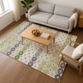 thumbnail image 7 of Addison Rugs Mayfield Premium Machine Washable Transitional Geometric Aloe Rectangle Rug, 3' x 5', 7 of 7