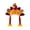Style B, variant on Thanksgiving Turkey Hat 1pcs Novelty Turkey Headwear for Fall Dress Up Party Marathon Carnival Party Halloween Thanksgiving Cosplay