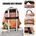 thumbnail image 3 of FORMRS Mini Backpack Purse for Women Travel Daypack Casual Shoulder Bag, Pink Abstract Floral, 3 of 7