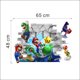 thumbnail image 3 of Pegatinas de pared Super Marie Pegatinas de pared Adhesivos murales para dormitorio Sala de estar Pared de TV, 3 of 5