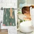 thumbnail image 7 of Yayeee 100% Cotton Hand Towels for Bathroom 16" x 28" Soft Absorbent Kitchen Towel, Christmas Gingerbread, 7 of 7