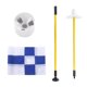 thumbnail image 1 of Juego de Copas de Poste ANGGREK con Orificio Para Banderas Asta de Bandera de Golf Multifunción, 1 of 8