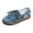 Blue, variant on Leozcaa Women's Lightweight Boat Shoes Casual Loafers Slip On Deck Shoes Breathable Canvas Sneakers