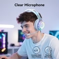 thumbnail image 5 of VEATOOL G3 USB Gaming Headset for PC, Computer Headphones with Microphone/Mic Noise Cancelling, 7.1 Surround Sound, RGB Light - Wired Headphones for PS4, PS5 Console, Laptop, 5 of 8