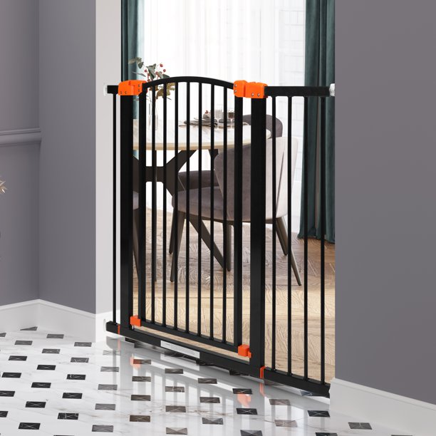 Extra Wide Long Baby Gate, 28"47" Walk Thru Baby Safety Gate, Widening