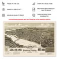 thumbnail image 4 of HISTORIX Vintage 1892 Laredo Texas Map Print - 24x36 Inch Old Perspective Map of Laredo Texas Gateway to Mexico - Vintage Texas Map Wall Art Poster, 4 of 7
