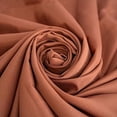 thumbnail image 6 of Balsa Circle 120" Terracotta Round Polyester Tablecloth Wedding Table Linens, 6 of 6